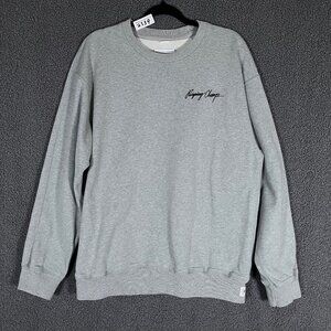 Reigning Champ Autograph Relaxed Cotton Creweck Sweatshirt - Men's Size M - Gray